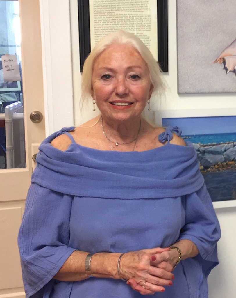 Cover artist Jeanne Harris Weaver