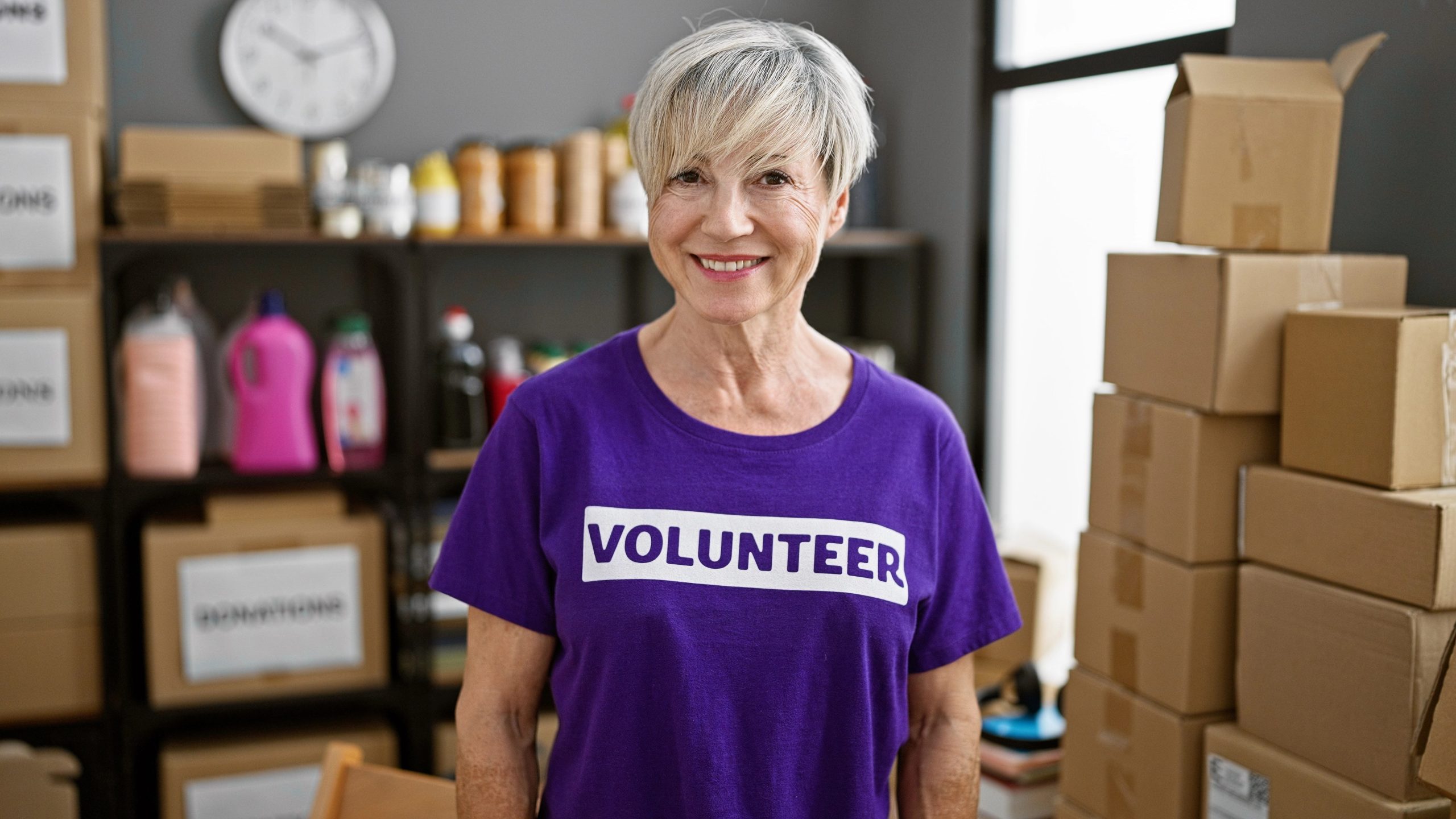 Where can a retiree volunteer?